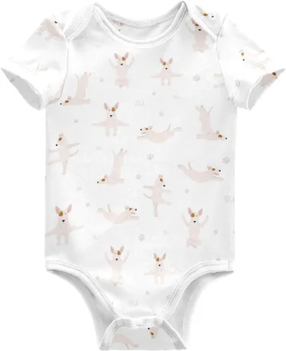 Vista 25 de vvfelixl Trajes de bebé lindos conjuntos de cachorros de manga corta de algodón ropa de bebé para niños niñas 0-24 meses