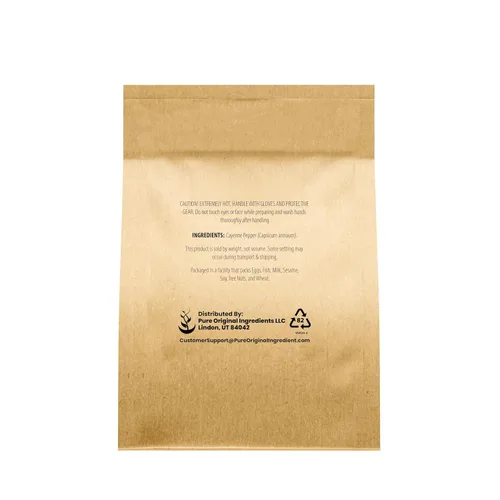 Vista 2 de Ingredientes originales puros, pimienta de cayena en polvo, 1 libra Para cocinar y condimentar