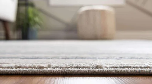 Vista 5 de Unique Loom Oasis Collection - Alfombra de área - Fuente (2 pies x 3 pies, rectangular, gris/marfil)