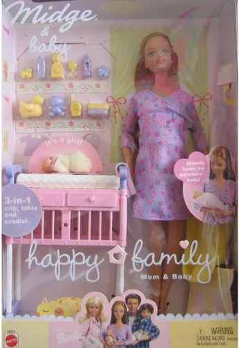Vista 6 de Set de muñeca Barbie encinta y bebé
