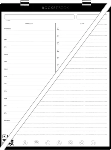 Vista 11 de Rocketbook Orbit - Paquete de páginas ejecutivas - Bloc de notas legal reutilizable inteligente - Gráfico.