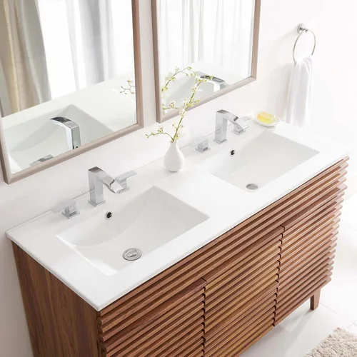 Vista 16 de Modway EEI-5068-BLK Cayman - Lavabo de baño de 18 pulgadas, color negro