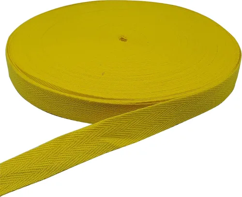 Vista 16 de Cinta de espiga de 50 yardas, cinta de algodón para coser (beige, 1 pulgada) Materiales respetuosos con el medio ambiente, suaves