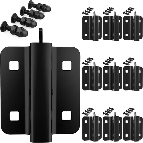Vista 10 de woiron 6 piezas de conector E-Track, conector de accesorio E-Track de acero para remolques, conector de sujeción de carga de acero para remolques