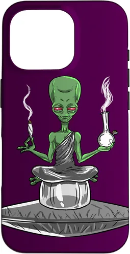 Vista 20 de Alien Smoker Bong Funny ET 420 Weed Space - Funda de regalo para iPhone 17