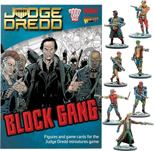 Vista 7 de Wargames Delivered - Warlord Games Judge Dredd Arch Villains of Mega City Miniaturas de 0.039-1.102 in - 5 miniaturas de villanos, 7 tarjetas, bases