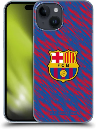 Vista 10 de Head Case Designs Funda rígida con licencia oficial del FC Barcelona Barca Crest y compatible con Apple iPhone 15