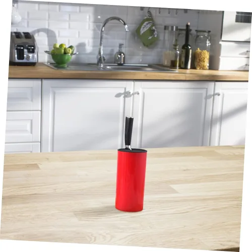 Vista 7 de KICHOUSE 1 bloque de cuchillos práctico soporte de almacenamiento de herramientas de cocina para cocina, fácil de limpiar y mantener