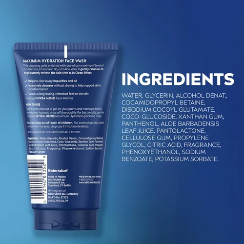 Vista 9 de NIVEA MEN Loción facial de máxima hidratación, loción facial con protector solar SPF 15 de amplio espectro para hombres, paquete de 4 tubos de 2.5