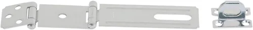 Vista 2 de National Hardware N103-291 V34 - Cerrojo de seguridad de doble bisagra en chapado en zinc, 4-12 pulgadas