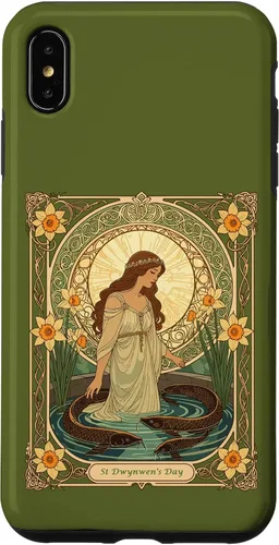 Vista 11 de Dwynwen's Well and Sacred Fish Case for iPhone 17