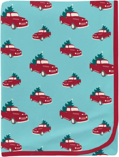 Vista 3 de KicKee - Manta para envolver con estampado, suave y sedosa, manta de seguridad, tamaño 40 x 29 pulgadas (Bay Gingerbread - Talla única)