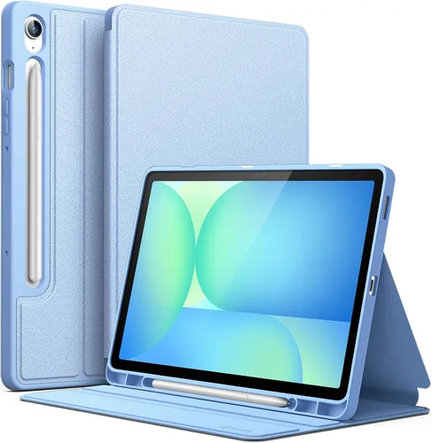 Vista 14 de JETech Funda para Samsung Galaxy Tab S10 Lite / S10 FE / S9 FE 10.9 Pulgadas con Soporte para Lápiz S, Funda Folio Delgado con Soporte y Visor Negro