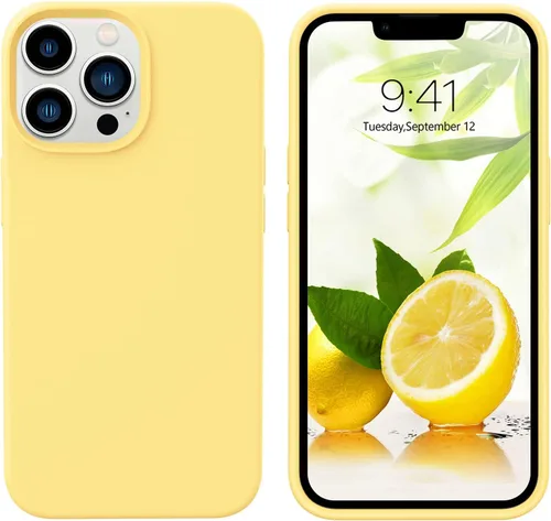 Vista 81 de GUAGUA Funda compatible con iPhone 17 Pro Max de 6.9 pulgadas, silicona líquida, goma de gel suave, delgada, forro de microfibra delgada