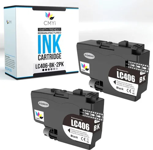 Vista 9 de LC406 Cartucho de tinta de repuesto negro para Brother MFC-J4335DW J4335DW XL J4340DW J4345DW J4345DW XL J4535DW J4535DW XL J4540DW J4540DW XL