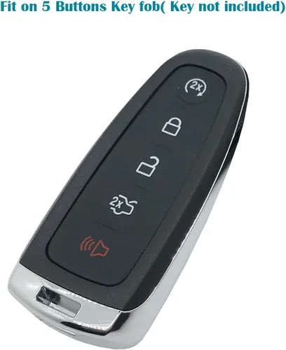 Vista 2 de Funda para llavero de TPU para Ford Explorer Edge Flex Taurus Expedition Focus Lincoln MKS MKT MKX Navigator Key Fob