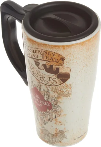 Vista 3 de Spoontiques Harry Potter - Taza de cerámica con frase de juramento solemne para viajes