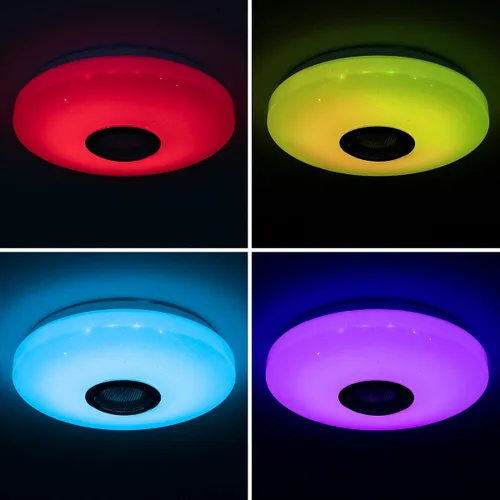 Vista 4 de Lámpara LED de Techo con Altavoz Lumavox InnovaGoods