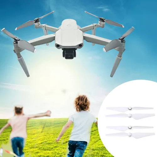 Vista 3 de VBESTLIFE Hélices Quadcopter para 4/4 Pro - 2 pares de piezas de repuesto 9450S hechas de plástico - Blanco