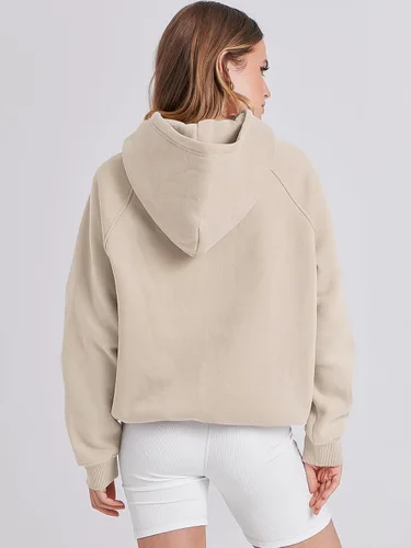 Vista 146 de ANRABESS - Sudaderas con capucha para mujer, sobre talla, de vellón de manga larga, modelo de 2024, para otoño