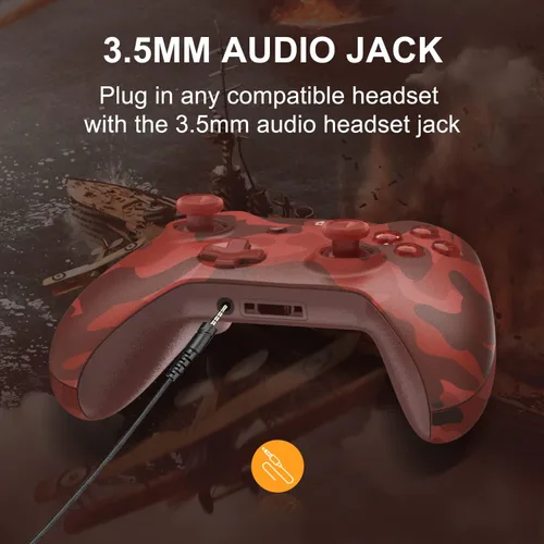 Vista 4 de usergaing Para control Xbox One controlador inalámbrico para Xbox One Xbox Series XS Xbox One XS Windows PC Xbox Elite con conector de auriculares