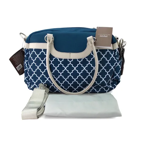 Vista 4 de Bolsa pañalera JJ Cole, talla única , Azul marino estilo pérgola