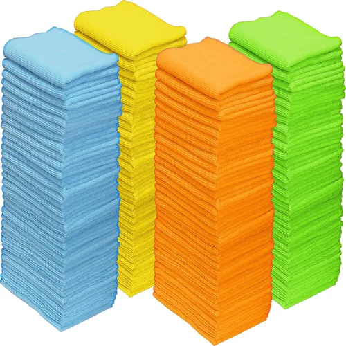 Vista 10 de Paños de limpieza de microfibra SimpleHouseware., Paquete de 20