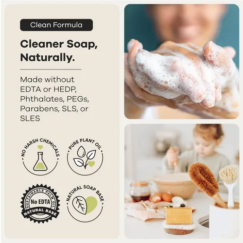 Vista 5 de Jabón de leche de cabra y miel de Manuka de Australian Botanical Soap de 6.6 OZ, barras triple molidas hechas con una base de jabón natural