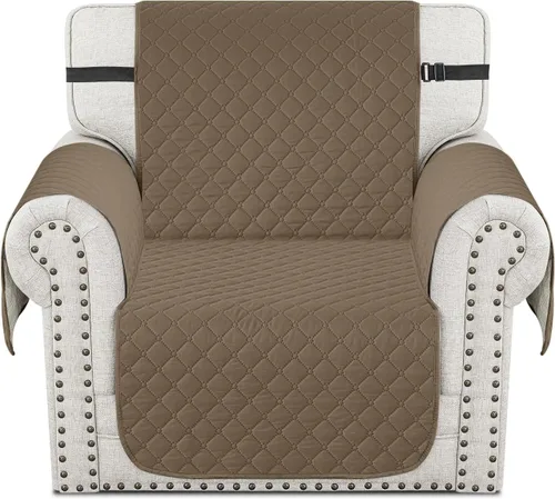 Vista 76 de XINEAGE Funda para Sillón Reclinable Resistente al Agua, Fundas Antideslizantes para Silla Reclinable con Bolsillos, Fundas Acolchadas Gruesas