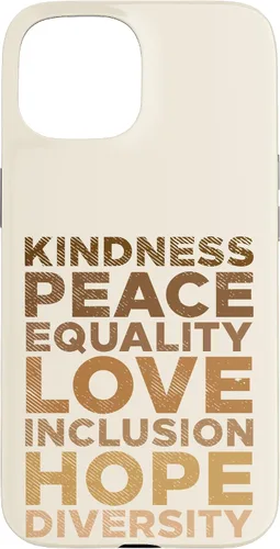 Vista 6 de iPhone 16 Kindness Peace Equality Black African Pride Melanin BLM Gift Case