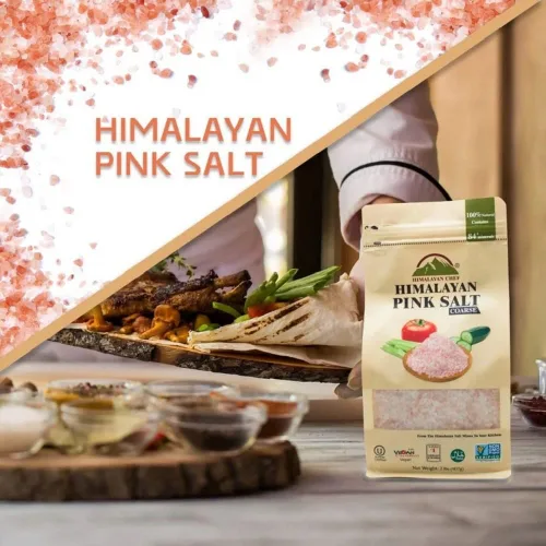 Vista 3 de Himalayan Chef Sal rosa del Himalaya, grano grueso, molinillos de repuesto, 2 libras (paquete de 6)