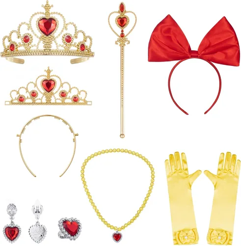 Vista 3 de Princess Dress Costume for Toddler Girls Girls Birthday Halloween Cosplay Party with Accessories 2-11 Years