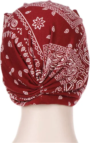 Vista 5 de Qhome - Gorra de lujo para mujer, diseño de lazo