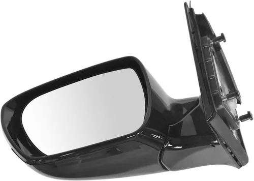 Vista 139 de TRQ Espejo plegable con calefacción eléctrica del lado del conductor con indicador de punto ciego pintura a juego negro liso compatible con Kia