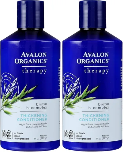 Vista 12 de Avalon Organics All Natural Biotin B-Complex - Acondicionador de terapia, 11 onzas líquidas