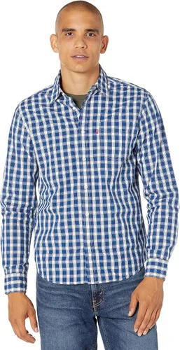 Vista 18 de Levi's - Camisa clásica de manga larga con 1 bolsillo con botones para hombre Caviar