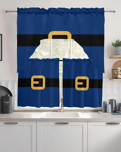 Vista 11 de Muñeco de nieve, cenefa de cocina, cenefa con bolsillo para barra, paneles de cortina para dormitorio, sala de estar, baño, cafetería, ventanas