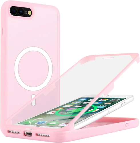 Vista 36 de Funda para iPhone 8 Plus con protector de pantalla, compatible con Magsafe, para iPhone 7 Plus, protector de pantalla integrado, funda delgada
