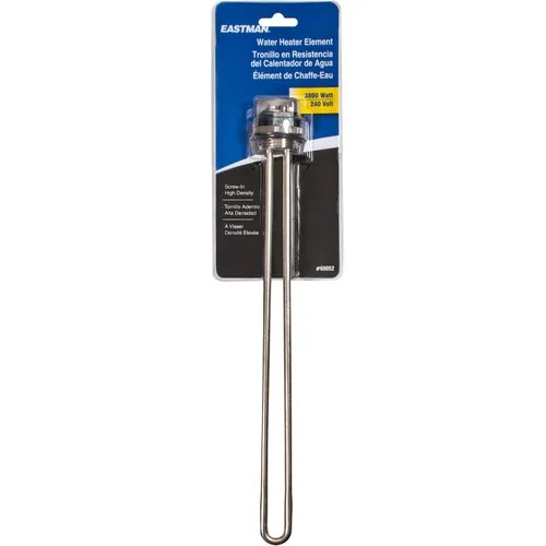 Vista 10 de Eastman Elemento calentador de agua eléctrico recto de 120 V x 1500 W de alta densidad, elemento de calentamiento de agua caliente con funda