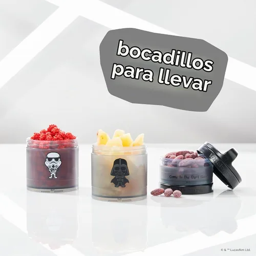 Vista 5 de Whiskware Star Wars - Paquete de aperitivos apilables, Darth Vader y Storm Trooper