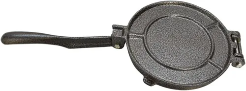Vista 3 de 8" Tortilla de hierro fundido prensa maíz o harina Tortilla Maker, Pataconera, masa Roti