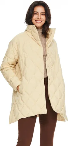 Vista 3 de Orolay Chaqueta acolchada ligera de manga larga para mujer, con aislamiento y cuello alto