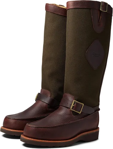 Vista 4 de Chippewa Cutter Western - Botas de trabajo para hombre, punta suave, 23923, Verde OlivaExpresso