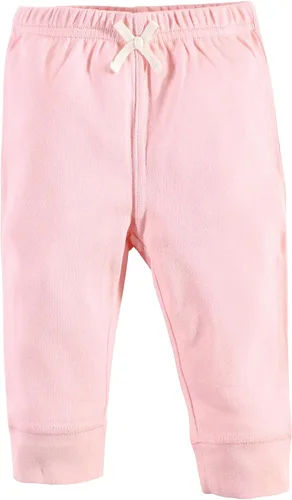 Vista 5 de Touched by Nature - Pantalones de algodón orgánico para bebé, unisex, pantalones de algodón orgánico, 2T, Rosa Borgoña