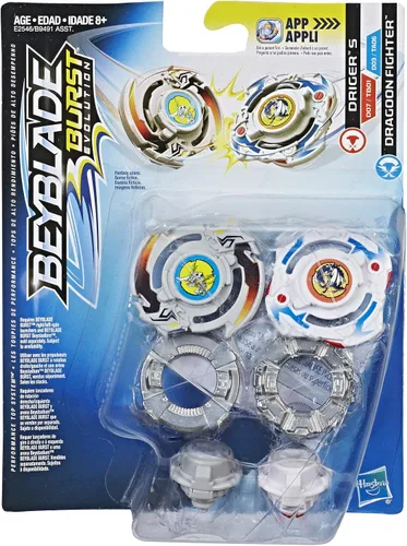 Vista 2 de Beyblade Driger S y Dragoon F Spinning Top