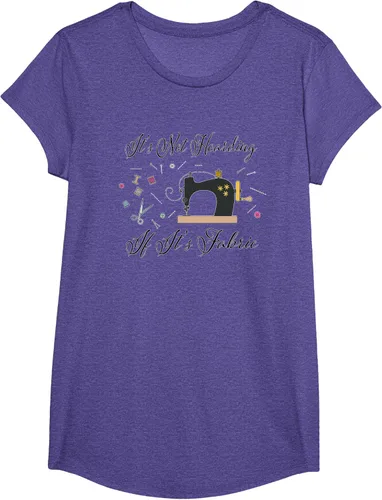 Vista 22 de It's Not Hoarding If Its - Camiseta de costura para acolchado, Blanco, S