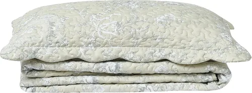 Vista 7 de Brilliant Sunshine Juego de edredón clásico de 2 piezas con 1 funda, reversible, suave y ligera, para todas las estaciones, individual, beige