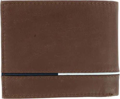 Vista 2 de Tommy Hilfiger Leif RFID - Cartera de piel para hombre color marrón