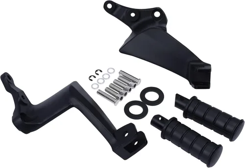 Vista 3 de TCT-MOTORPARTS Estriberas de pasajero Pedales Reposapiés de montaje para Boardwalk High Ball Victory Vegas Gunner Highball Kingpin Boardwalk Negro