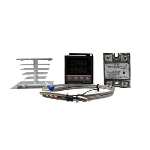 Vista 7 de Controlador digital de temperatura REX-C100 REX C100 Termostato + 40DA SSR Relé+Termopar K Sonda de 3.3 ft (juego B)
